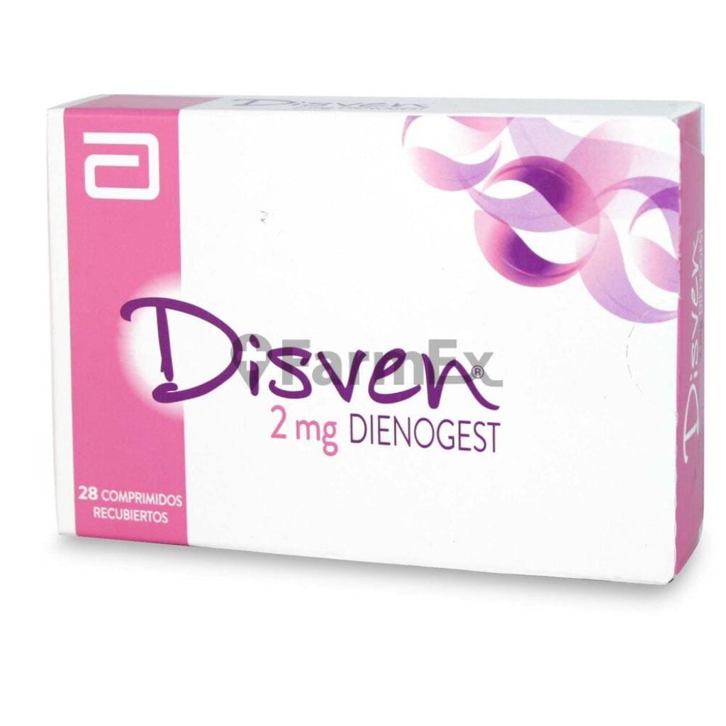Disven 2 mg x 28 comprimidos Farmex-Fonasa-Persistente